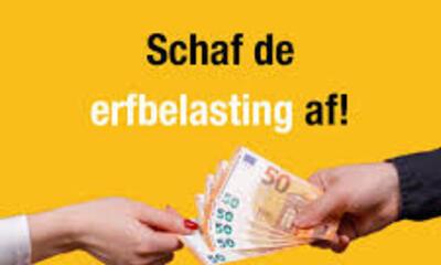 Erfbelasting afschaffen.